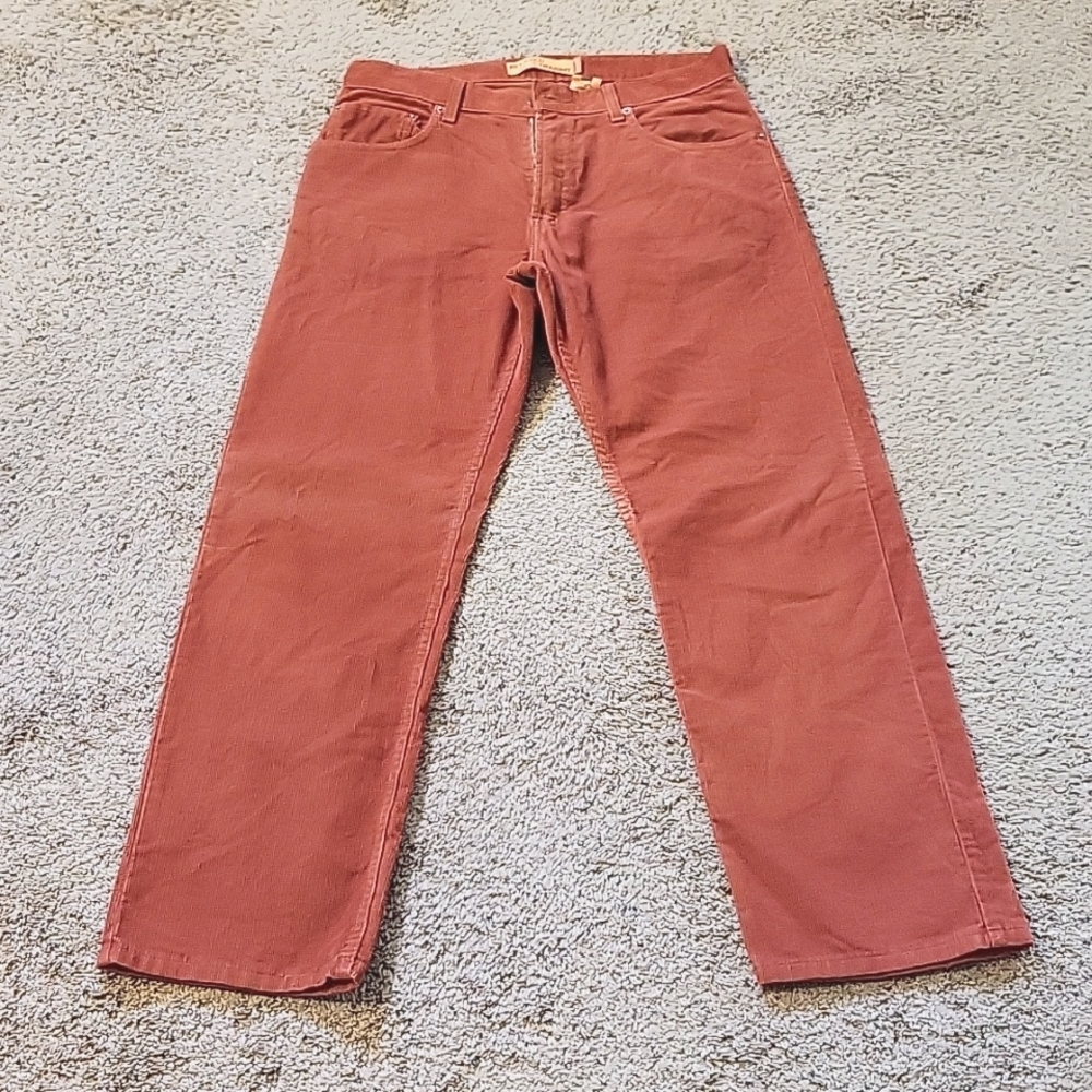 Levi's Orange Straight Leg Cords 34x32